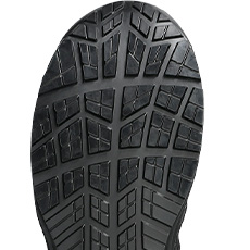 油で劣化しにくい、耐油性ラバー使用ソール