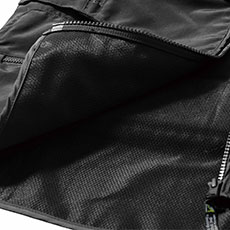 快適さを持続させる、内側フルメッシュ