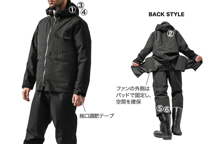 マック レインスーツ MK-AS933 商品詳細