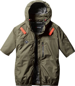 春夏用]バートル AC2066 エアークラフト サイドファン半袖