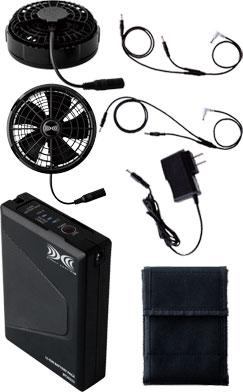 ソアラ XS25011 新作】ジーベック XEBECのXS25011 空調服25Vスターターキット