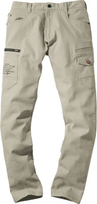 春夏用]Jawin ストレッチノータックカーゴパンツ[男女兼用](01