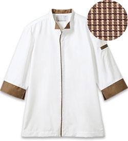 白xブラウンチェック(687)