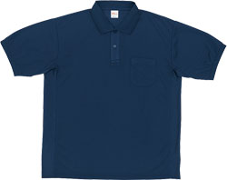 春夏用]吸汗速乾半袖ポロシャツ[胸ポケット有り](01-47664