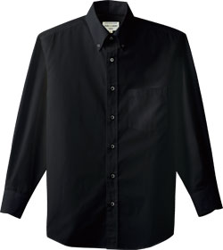 新品Rough & Swell ブラックボタンダウンシャツ Rough & Swell ブラックボタンダウンシャツ Rough & Swell