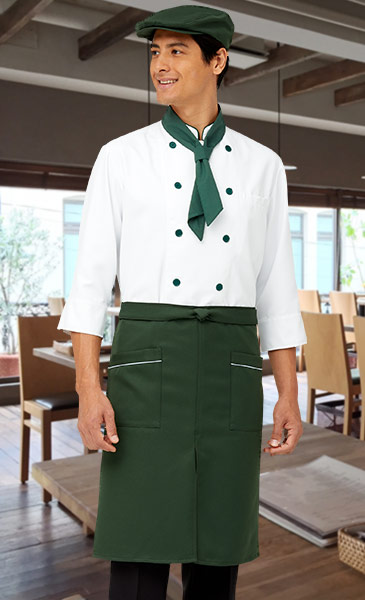 コックシャツ/七分袖[男女兼用