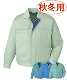 [秋冬用]チノクロス形態安定ブルゾン(01-30000)