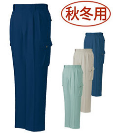[秋冬用]ストレッチツータックカーゴパンツ/40902(01-40902)