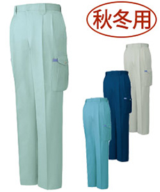 [秋冬用]ソフトツイル制電ツータックカーゴパンツ/41502(01-41502)