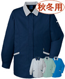 [秋冬用]エコ5バリュースモック[JIS T8118適合][女性用](01-43805)