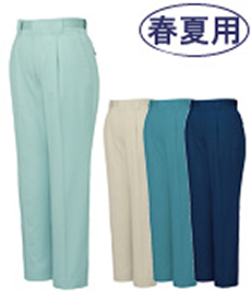[春夏用]製品制電ワンタックパンツ[JIS T8118適合](01-44101)