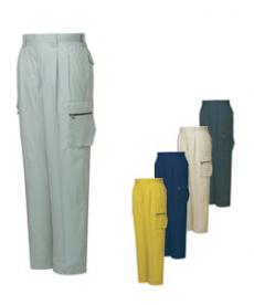 [春夏用]制電ソフトサマーツイルツータックカーゴパンツ(01-46202)