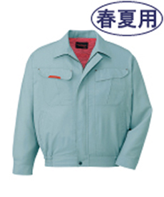 [春夏用]抗菌防臭長袖ブルゾン(01-47500)