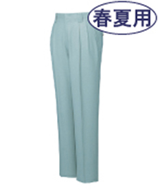 [春夏用]抗菌防臭ツータックパンツ(01-47501)