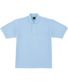 [春夏用]吸汗速乾半袖ポロシャツ[胸ポケット有り](01-47614)