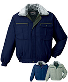 [秋冬用]制電防寒ブルゾン[衿ボア仕様](01-48070)