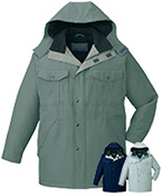 [秋冬用]エコ防寒コート[フード付・取り外し可能](01-48143)