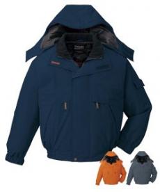 [秋冬用]シンサレート防水防寒ブルゾン[フード付・取り外し可能](01-48340)