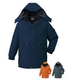 [秋冬用]シンサレート防水防寒コート[フード付・取り外し可能](01-48343)