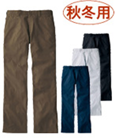 [秋冬用]Jawinノータックパンツ[男女兼用](01-51501)