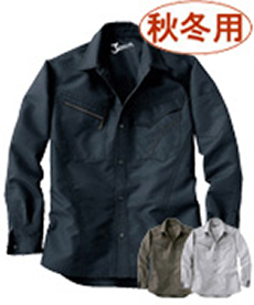 [秋冬用]Jawin長袖シャツ(01-51604)