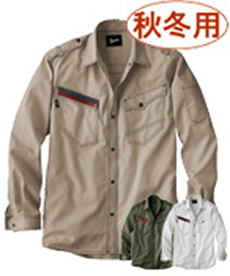 [秋冬用]Jawin長袖シャツ(01-51704)