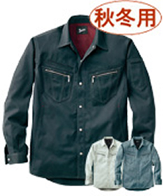 [秋冬用]Jawin長袖シャツ(01-51804)