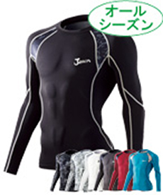 [通年]Jawin吸汗速乾ロングスリーブ(01-52014)