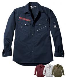 [秋冬用]Jawin長袖シャツ[男女兼用](01-52104)