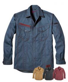 [秋冬用]Jawin長袖シャツ[男女兼用](01-52404)