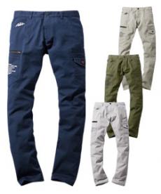 [秋冬用]Jawin ストレッチノータックカーゴパンツ[男女兼用](01-53302)