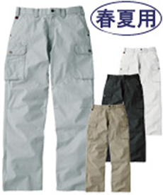 [春夏用]Jawinノータックカーゴパンツ[綿100%](01-55002)