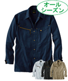 [通年]Jawin長袖シャツ(01-55504)