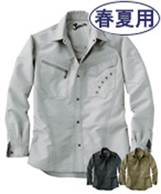 [春夏用]Jawin長袖シャツ(01-55604)