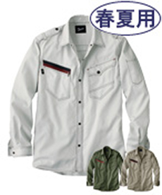 [春夏用]Jawin長袖シャツ(01-55704)