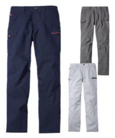 [春夏用]Jawin ストレッチノータックカーゴパンツ[男女兼用](01-57202)