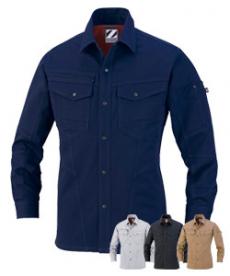 [秋冬用]Z-DRAGON綿100%長袖シャツ(01-71204)