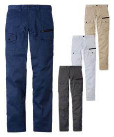 [春夏用]Z-DRAGON ストレッチノータックカーゴパンツ[男女兼用](01-76602)