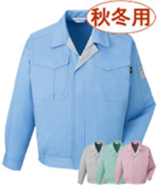 [秋冬用]エコ低発塵製品制電ブルゾン[JIS T8118適合][男女兼用](01-80300)