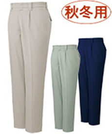 [秋冬用]まるごとストレッチワンタックパンツ(01-80901)