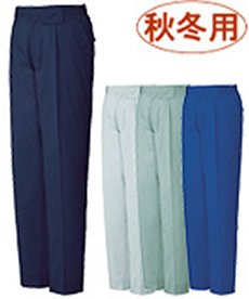 [秋冬用]制電ストレッチワンタックパンツ[JIS T8118適合](01-81601)