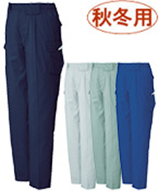 [秋冬用]制電ストレッチワンタックカーゴパンツ[JIS T8118適合](01-81602)