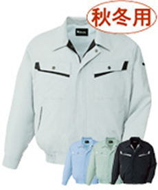 [秋冬用]エコ製品制電ストレッチブルゾン[JIS T8118適合](01-82000)