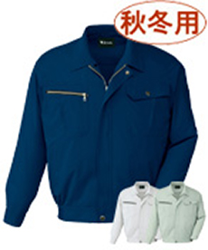 [秋冬用]ストレッチ長袖ブルゾン(01-82100)