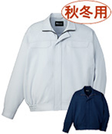 [秋冬用]ポケットレス 製品制電ブルゾン(01-82500)