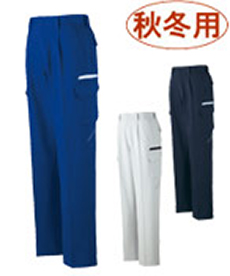 [秋冬用]制電ストレッチワンタックカーゴパンツ(01-82802)