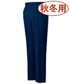[秋冬用]低発塵製品制電ツータックパンツ[JIS T8118適合](01-831)