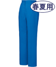 [春夏用]エコ吸汗速乾レディースワンタックパンツ[裏付][女性用](01-84706)