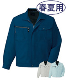 [春夏用]吸汗速乾長袖ジャンパー(01-84800)