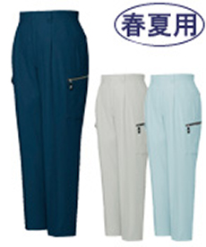 [春夏用]吸汗速乾ワンタックカーゴパンツ(01-84802)